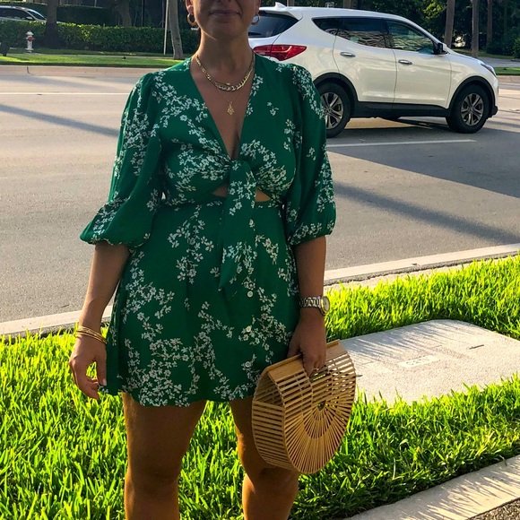 slim fit dress slacks Yerres Mini Dress Green